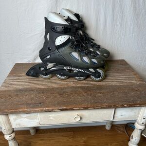 Salomon Black and Gray Inline Skates